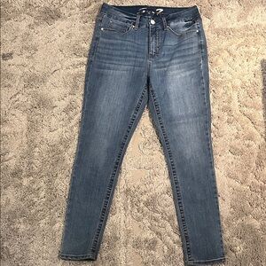 Gently Used Seven7 Women's Blue Skinny Jeans
